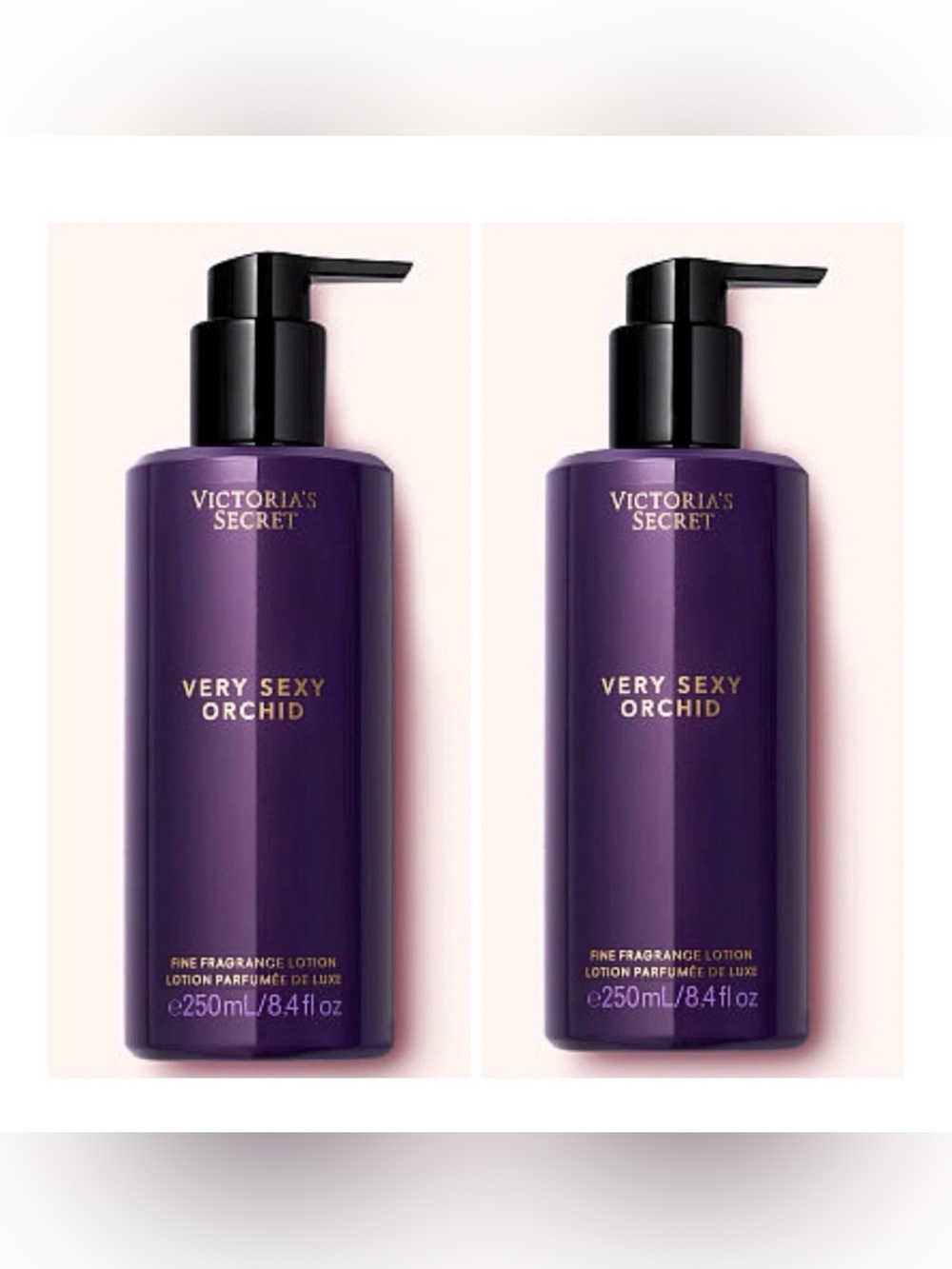 Victoria's Secret VERY SEXY ORCHID Fragrance Lotion ~ 8.4 fl.oz. ( Lot of 2 )